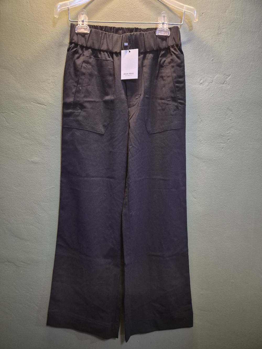 Short Story Sojourn Black Wide-Leg Pants NWT XSP Petite